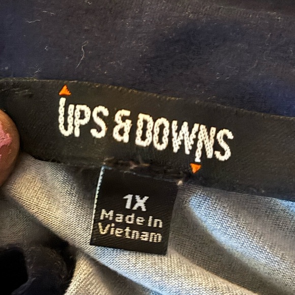 Blue and Orange Sheath Mini Dress Short Sleeve - Picture 4 of 6